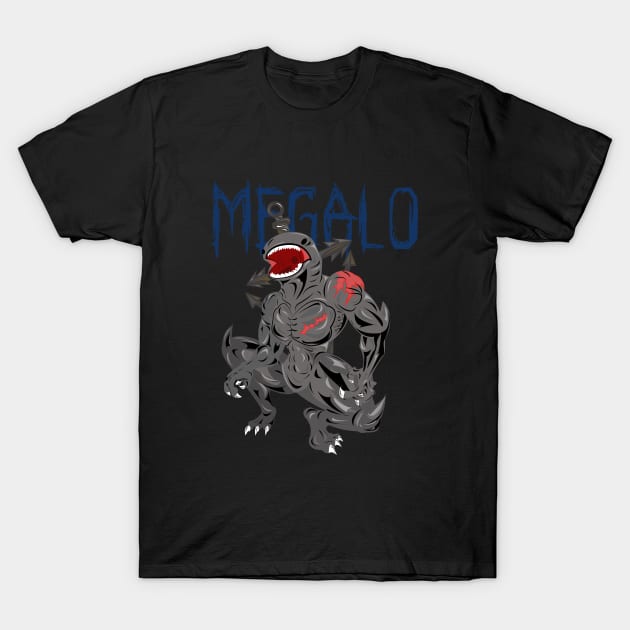 Megalo - Prehistoric Terror from the Deep T-Shirt by BroNSis
